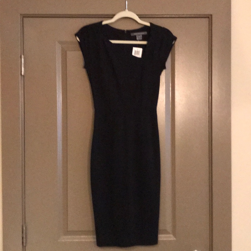 NWT French Connection Asymmetrical Lula Dress Sz 4
